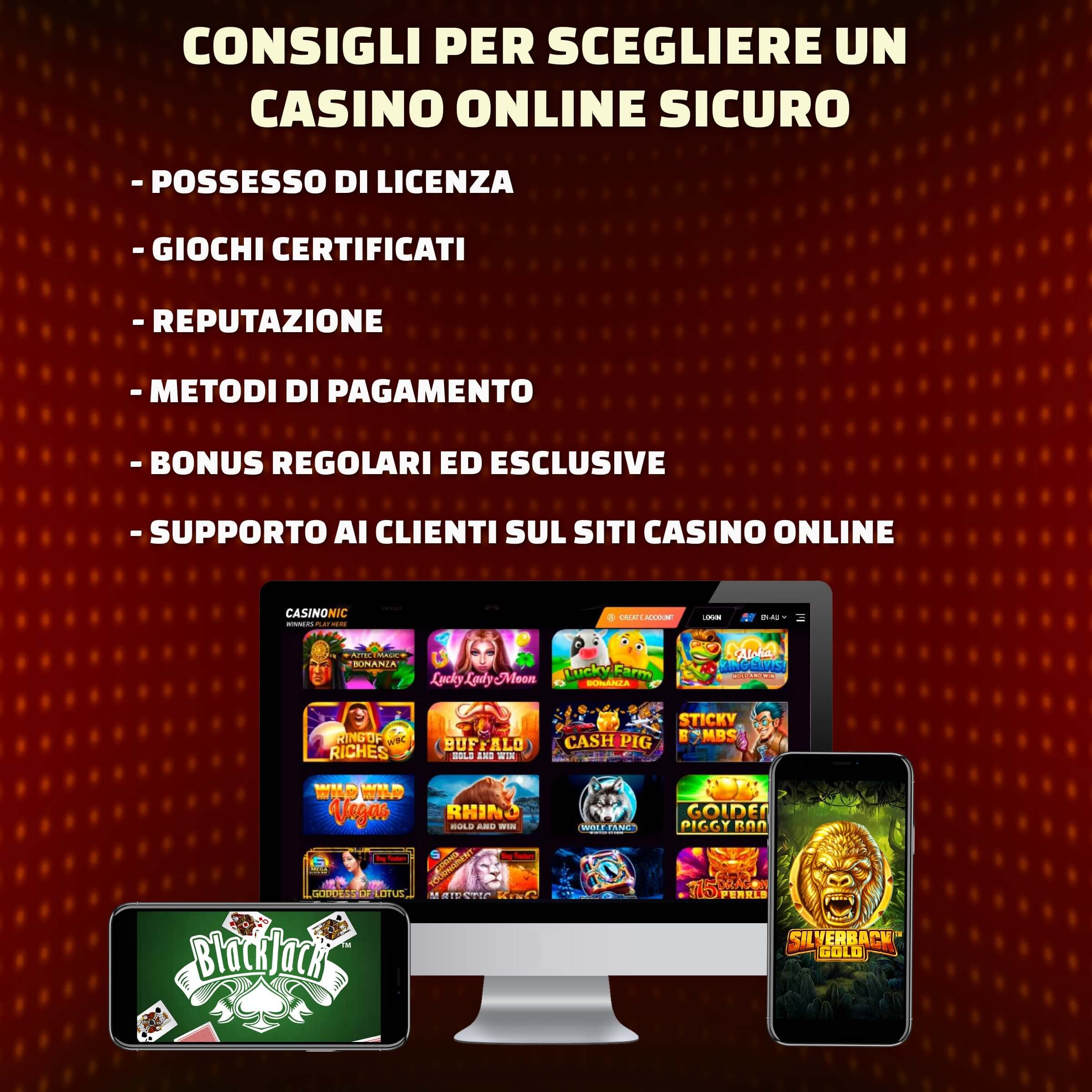 consigli per scegliere un casino online sicuro